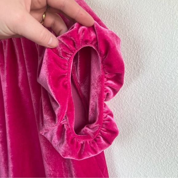 Free People Terese Velvet Top Pink - NWT - Picture 5 of 10